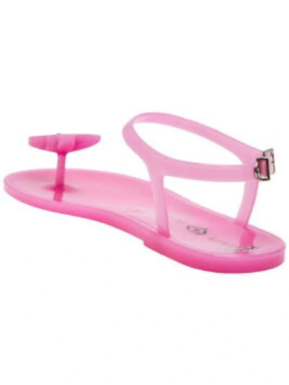 NEW KATY PERRY x PEEPS Pink Jelly Sandals with Bunny Design - Picture 9 of 12